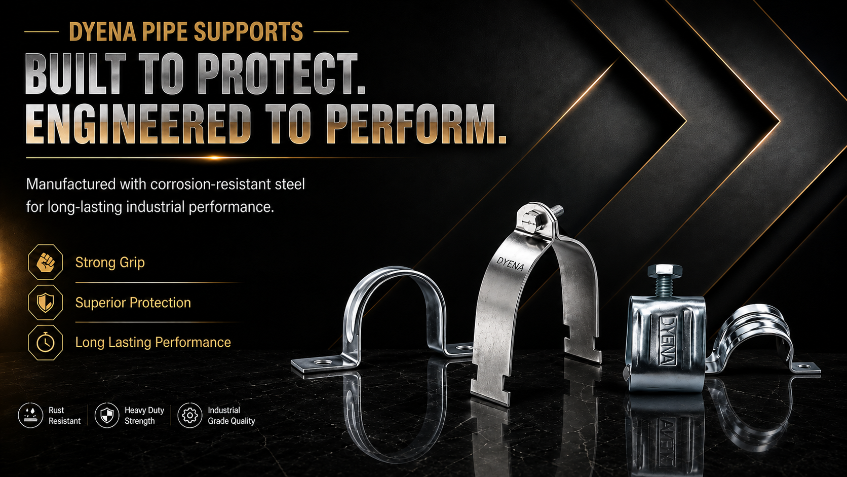 Dyena Pipe Supports